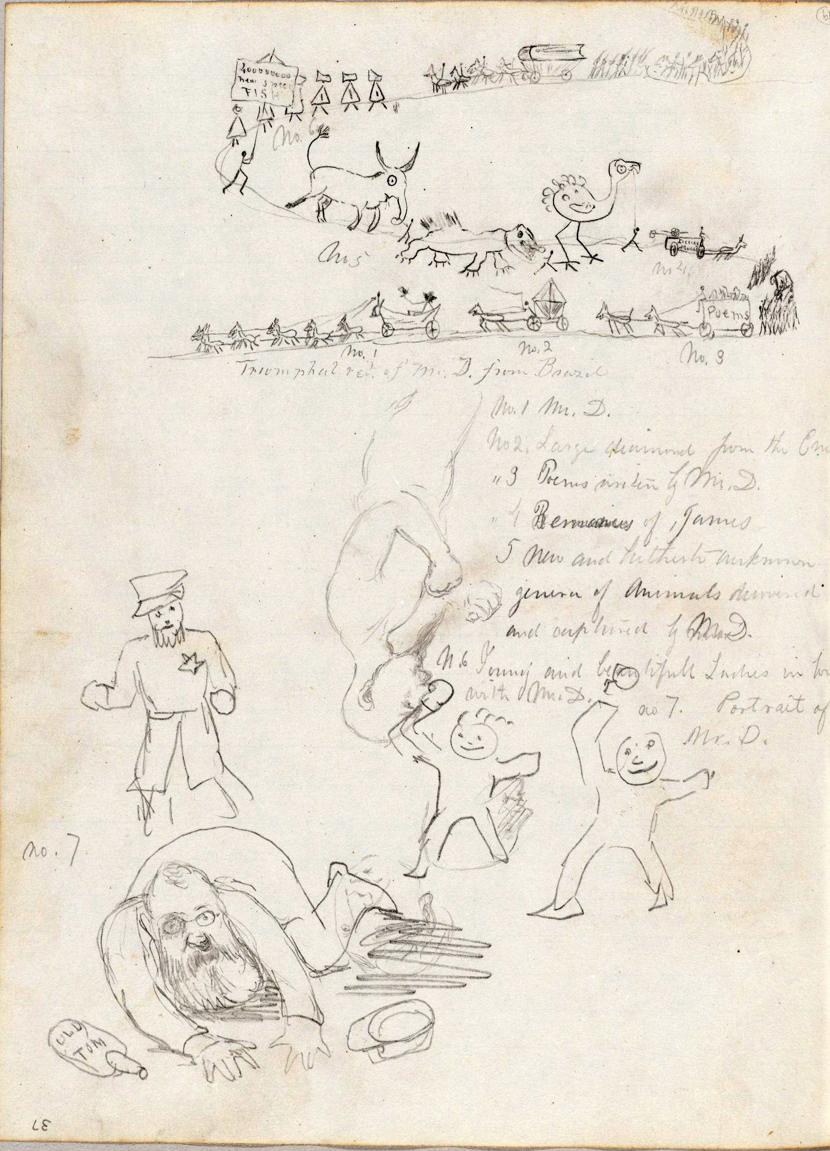 Page from a diary kept by William James