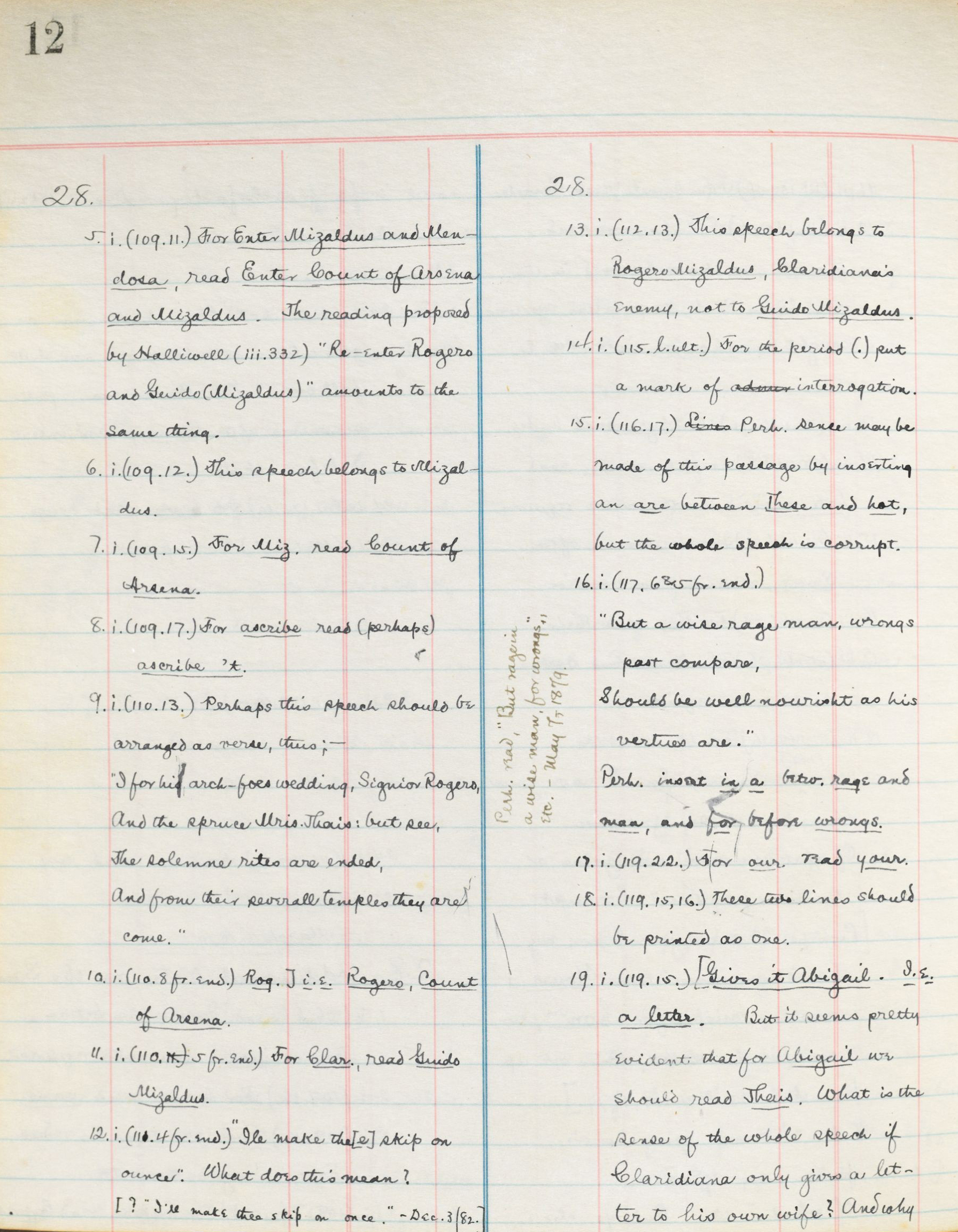 George Lyman Kittredge's Commonplace Book