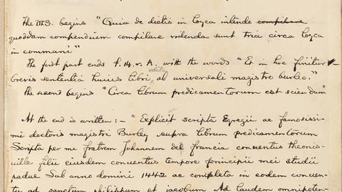 Expositio in artem veterem Porphyrii et Aristotelis 1442 Oxford, England