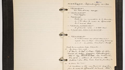 Field notebooks of André and Yedda Godard, 1932, Marāgha, Iran