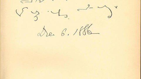 Edward Everett Hale’s inscriptions to Harriet E. Freeman 1887-1906 Boston, MA; New York, NY