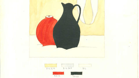 Student drawings and color study 1905-1949 Harvard University