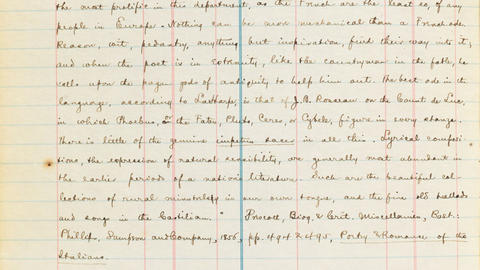 George Lyman Kittredge's Commonplace Book