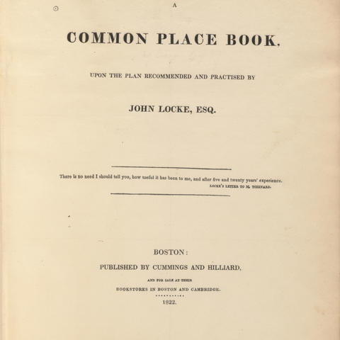Common place book