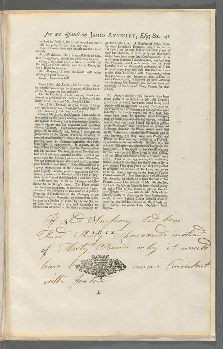 The Trial of the Right Honourable Richard Earl of Anglesey