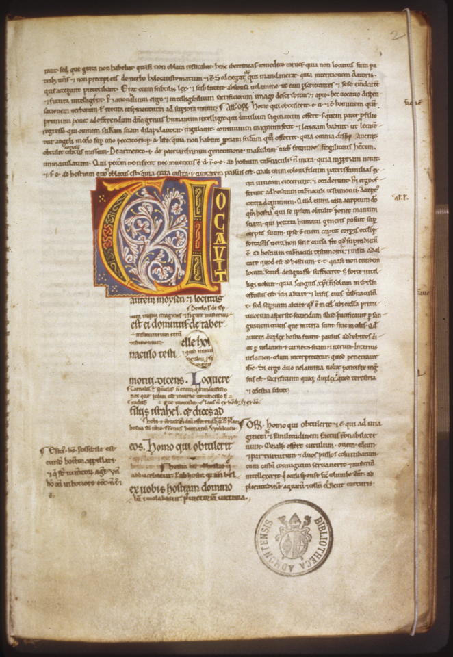 Leviticus with the ordinary gloss, 1150-1175 (ca.) Admont, Austria