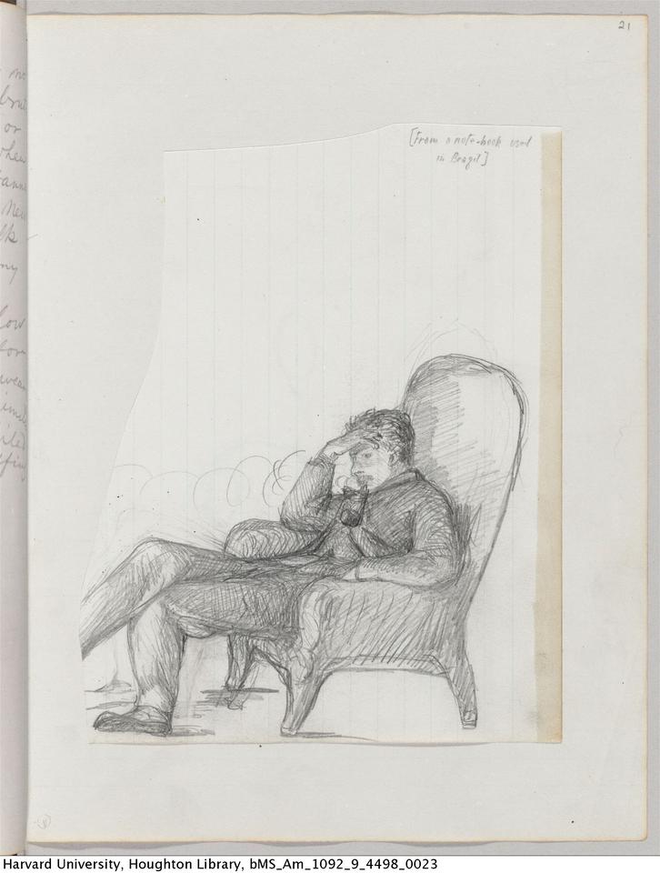 Page from a diary kept by William James