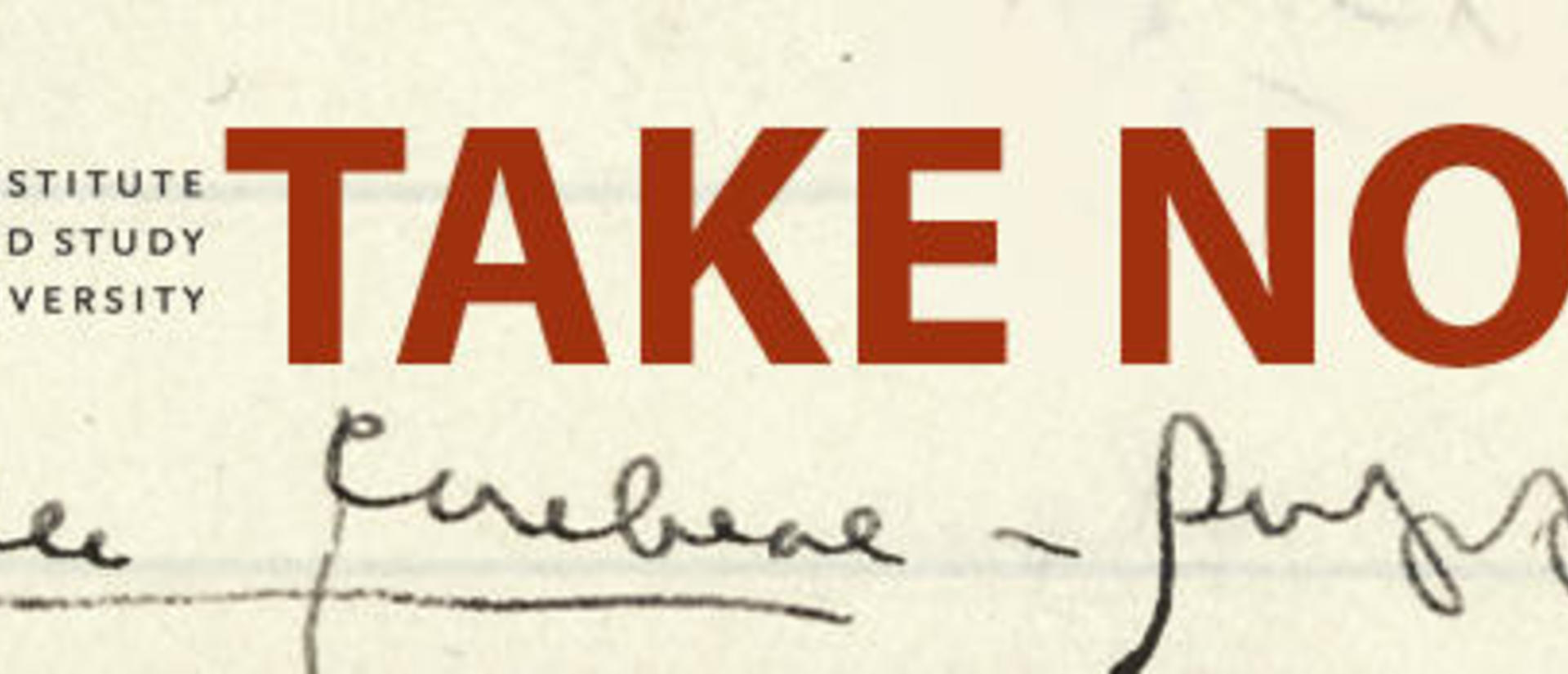 Take Note header