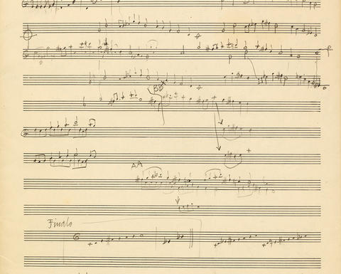 Sketch for Piano Concerto with Selected Orchestra 1985 (ca.) New York, NY