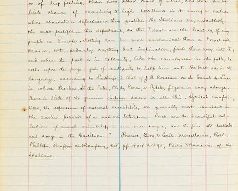 George Lyman Kittredge's Commonplace Book