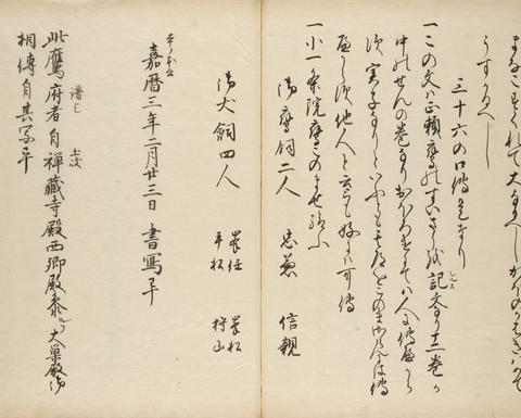鷹口傳 Taka kuden, 1328-1709, Japan